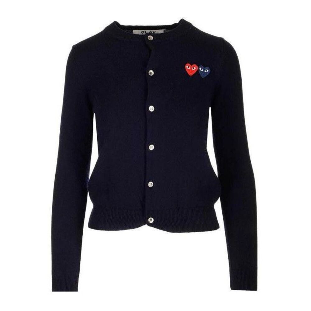 Double Heart Patch Cardigan Ax - image 1